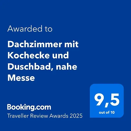 アパート Dachzimmer Mit Kochecke Und Duschbad, Nahe Messe ハノーファー